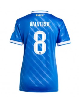 Billige Real Madrid Federico Valverde #8 Tredjedrakt Dame 2025-26 Kortermet